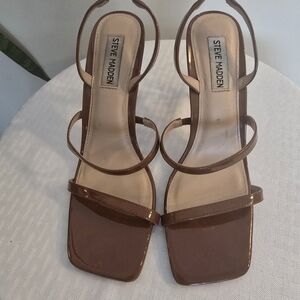 Steve Madden Brown Gracey Strappy Heels